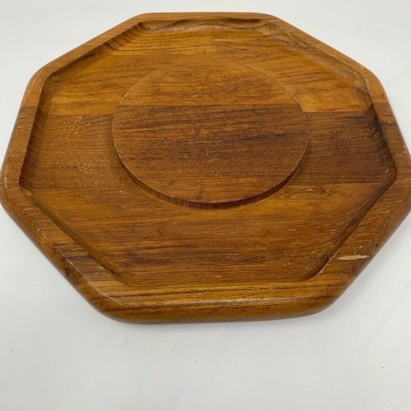Vintage Dolphin Authentic Teak Wood Serving Platter - Picture 6 of 7